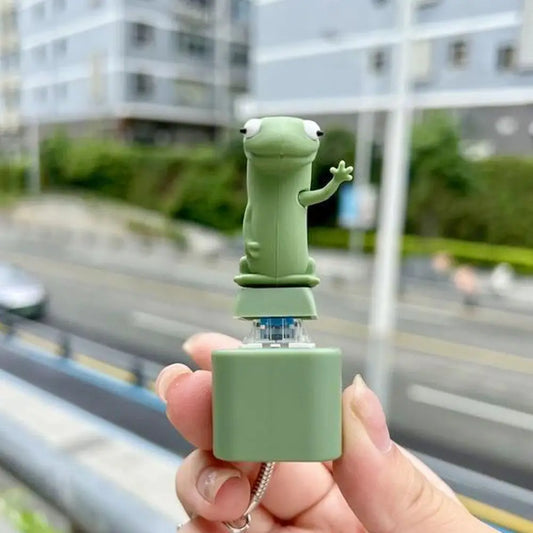 ClickBoard™ Lizard Clicker – Portachiavi Antistress Sonoro Ricaricabile