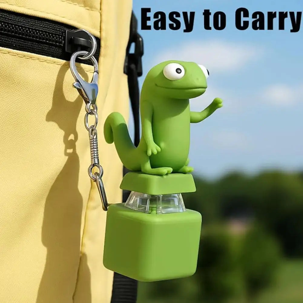 ClickBoard™ Lizard Clicker – Portachiavi Antistress Sonoro Ricaricabile