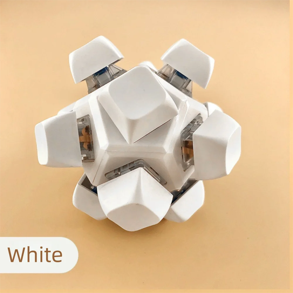 ClickBoard™ Magic Ball 12 Keys – Fidget Antistress ASMR Portachiavi