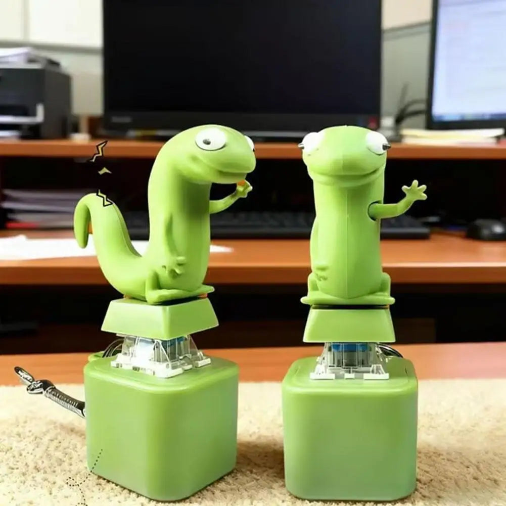 ClickBoard™ Lizard Clicker – Portachiavi Antistress Sonoro Ricaricabile