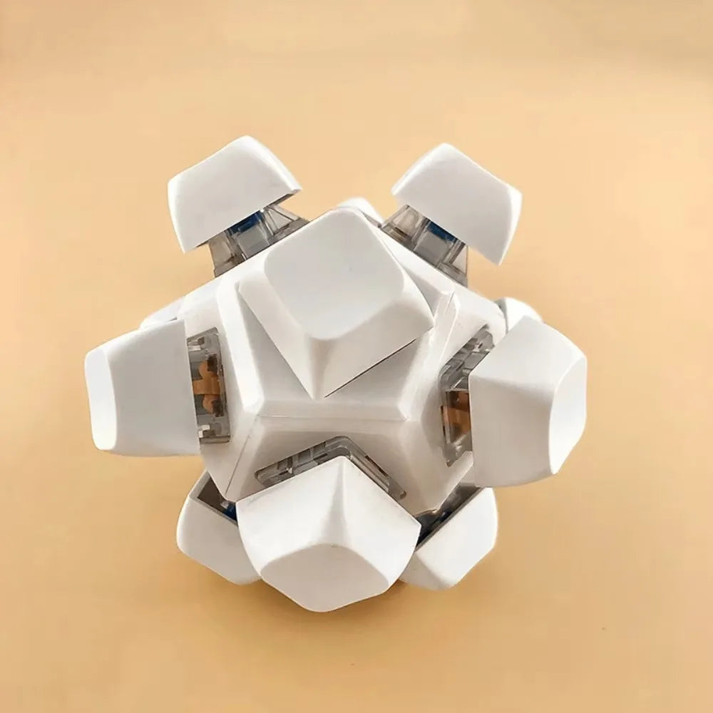 ClickBoard™ Magic Ball 12 Keys – Fidget Antistress ASMR Portachiavi