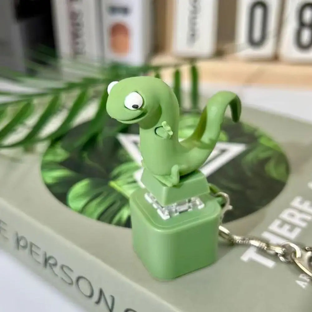 ClickBoard™ Lizard Clicker – Portachiavi Antistress Sonoro Ricaricabile