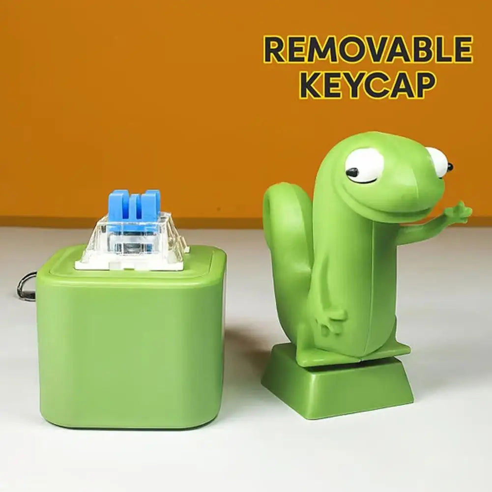 ClickBoard™ Lizard Clicker – Portachiavi Antistress Sonoro Ricaricabile